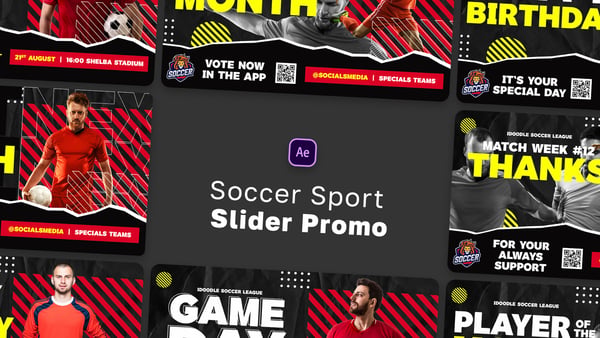 Soccer Sports Slider Promo