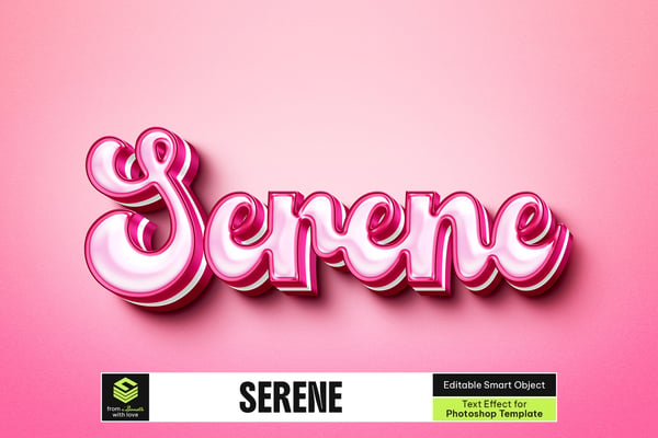 Serene Text Effect