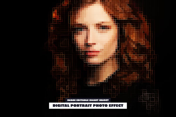 Digital Portrait Photo Effect