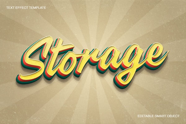 Retro Style Text Effect