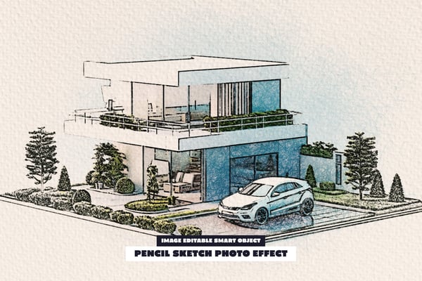 Pencil Sketch Photo Effect
