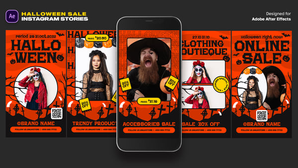 Halloween Sale Instagram Stories