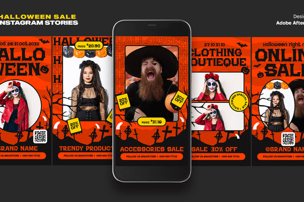 Halloween Sale Instagram Stories