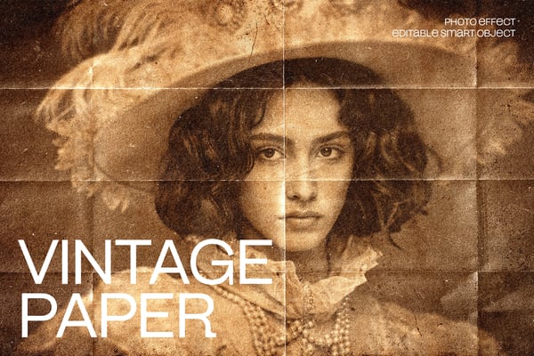 Vintage Paper Photo Effect