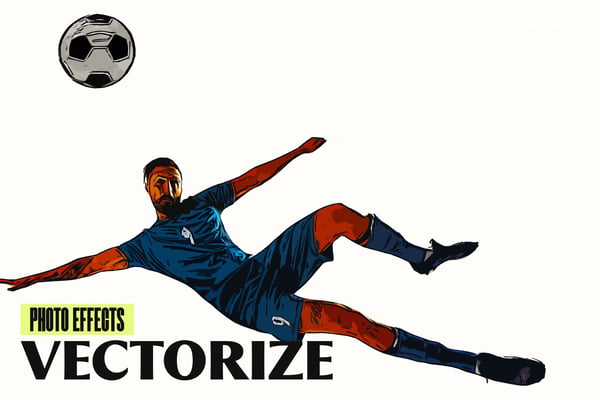 Vectorize Photo Effect