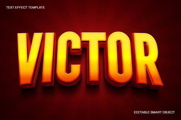 Victor Text Effect