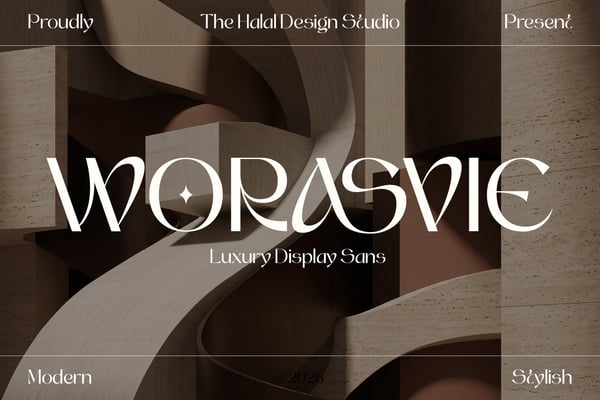 Worasvie - Luxury Modern Display Sans