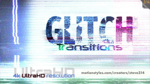Glitch Transitions