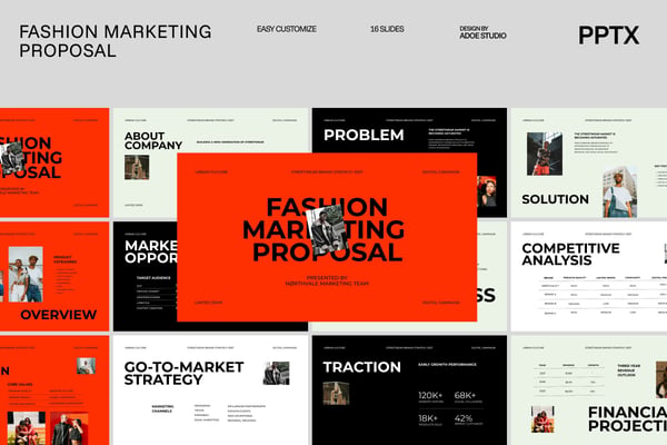 Fashion Marketing Proposal PowerPoint