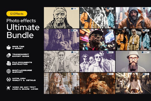 Free 12 Photo Effect Ultimate Bundle