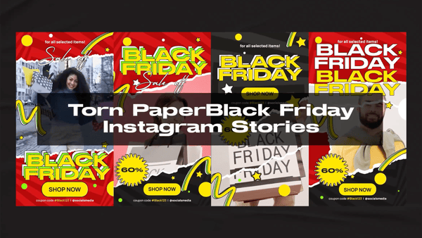 Torn Paper Black Friday Instagram Stories MOGRT