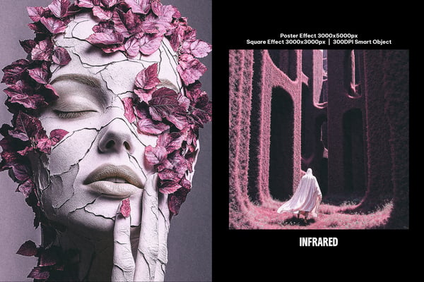 Infrared Square And Poster Photo Effect