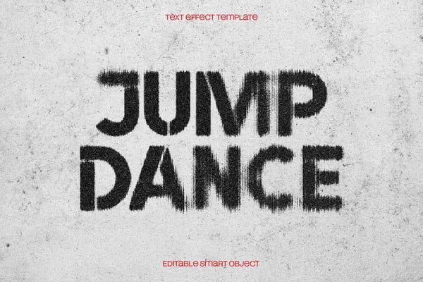 Distressed Grunge Text Effect