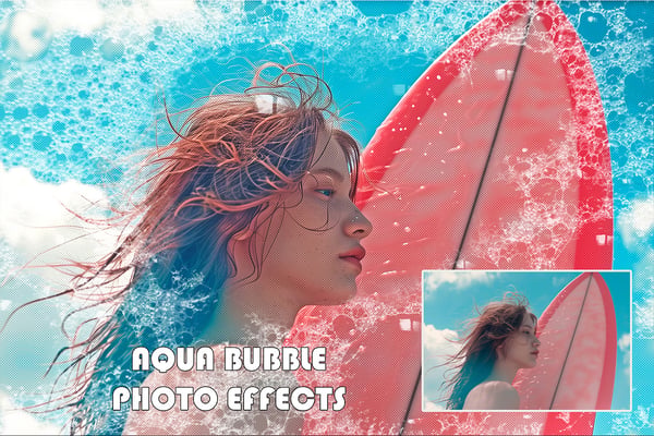 Aqua Bubble Photo Effects