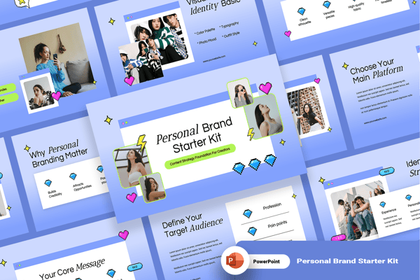 Personal Brand Starter Kit - PowerPoint