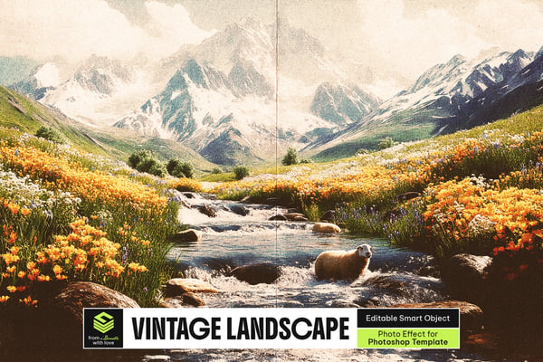 Vintage Landscape Photo Effect