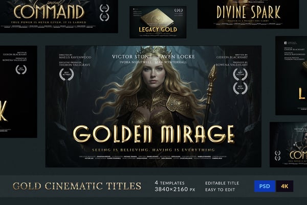 Golden Cinematic Movie Titles
