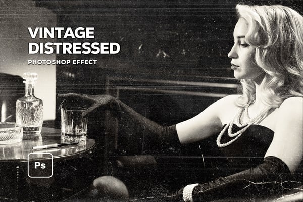 Vintage Distressed Photo Effect