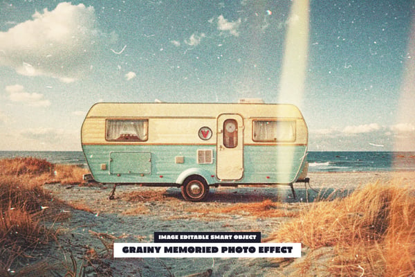 Grainy Memoried Photo Effect