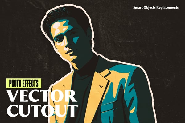 Vector Cutout Photo Effect
