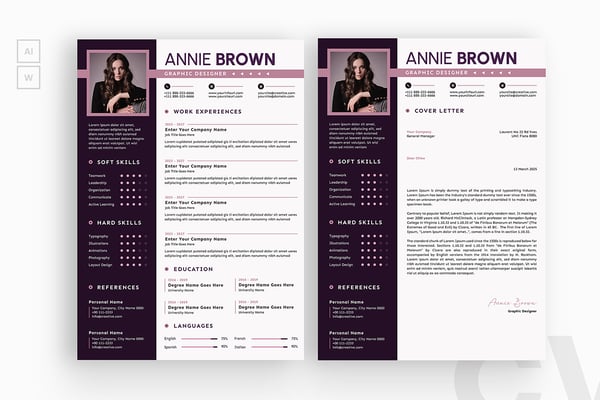 Colorful Resume CV