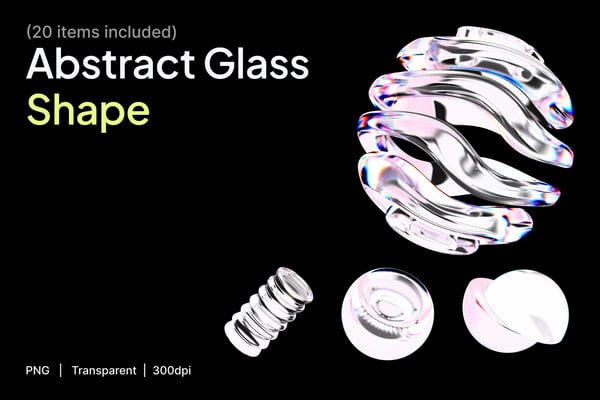 Abstract Glass Shape