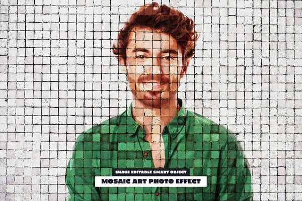 Mosaic Art Photo Effect