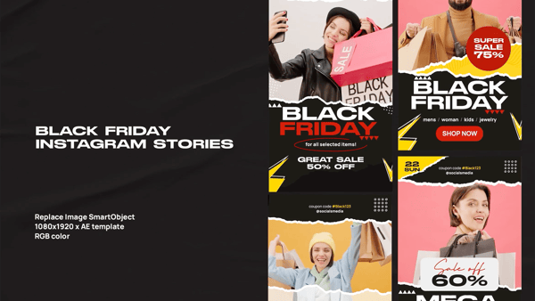 Black Friday Instagram Stories