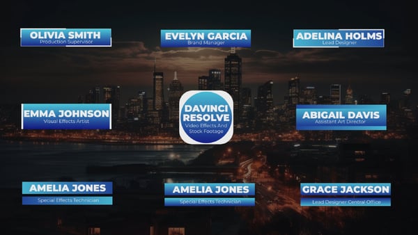 Motion Titles of Davinci Resolve.