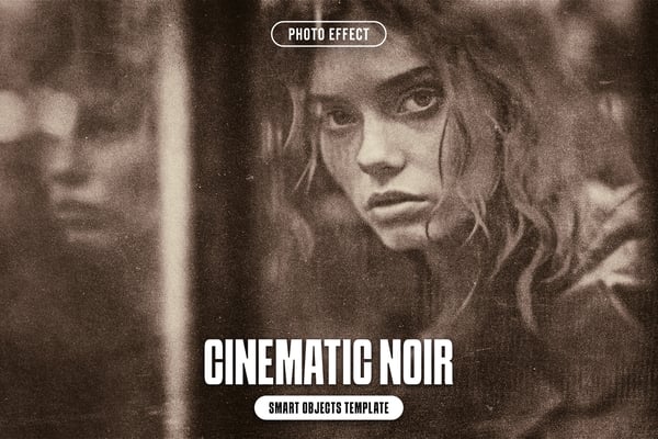 Cinematic Noir Photo Effect
