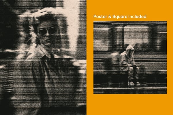 Error Photocopy Square And Poster Photo Effect