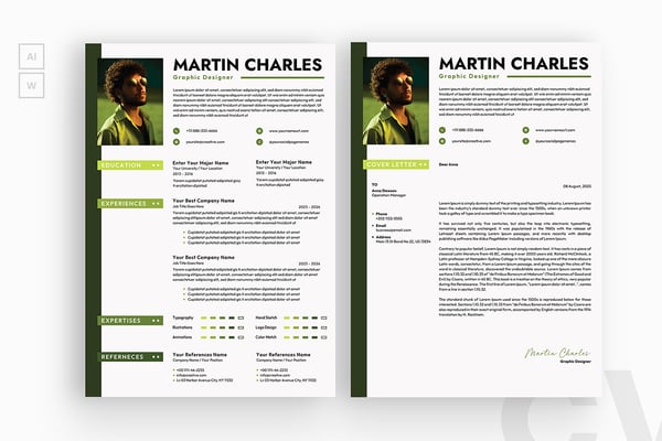 Simple Design Resume CV