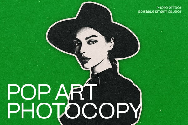 Pop Art Photocopy Photo Effect