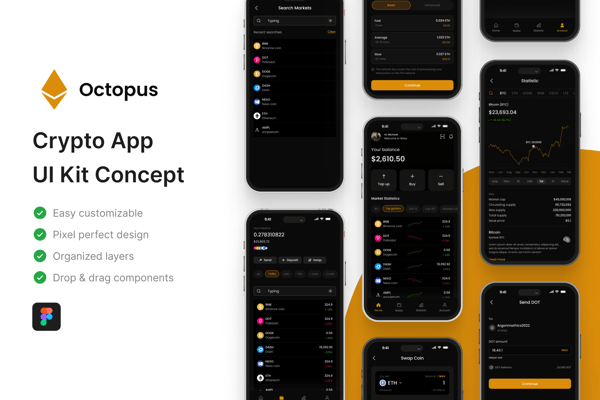 Octopus - Crypto App UI Kit