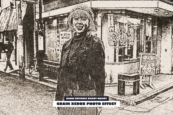 Grain Xerox Photo Effect