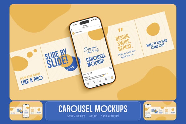 Instagram Carousel Mockup