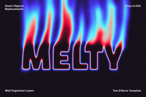 Acid Dissolving Text Effect