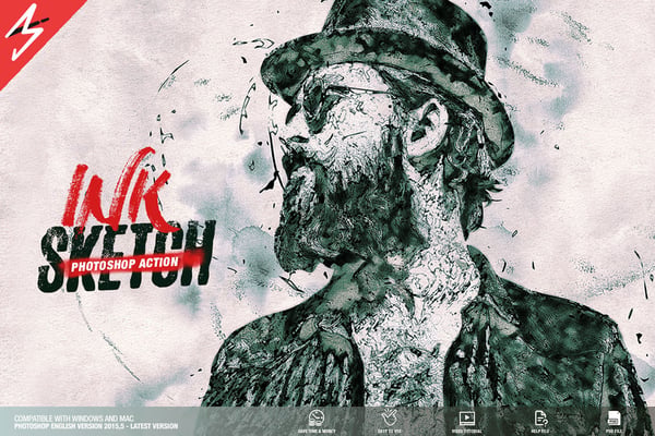 Ink Sketch Photoshop Action