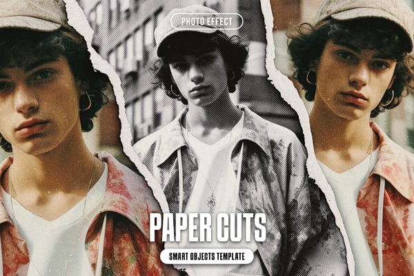 Paper Cuts Photo Effect