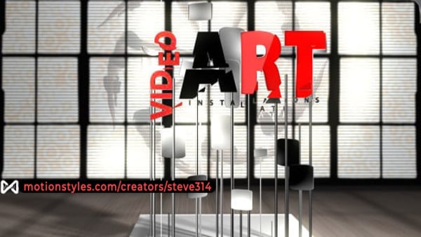 Video Art Installations / Art Exhibition Logo