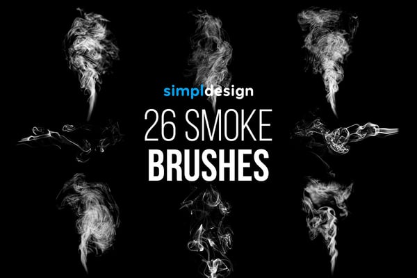 26 Smoke Photoshop Brushes