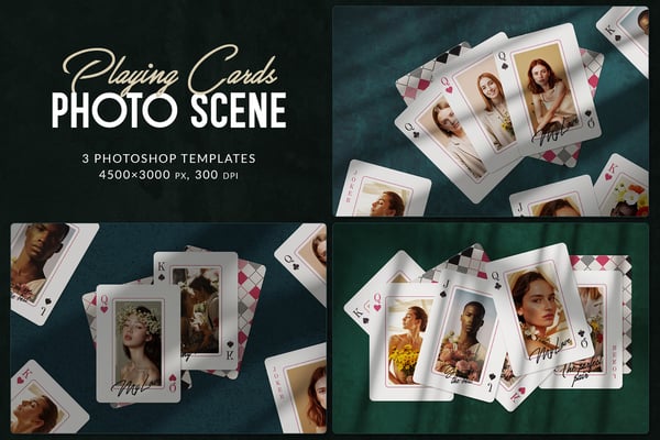 Playing Cards Photo Scenes