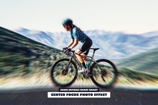 Center Focus Photo Effect
