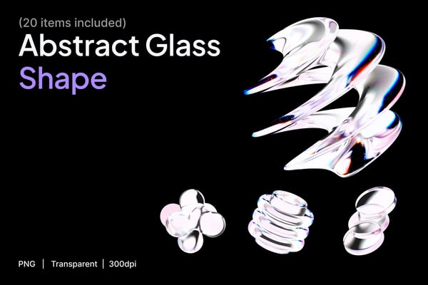 Abstract Glass Shape