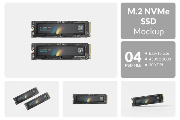 M2 NVMe SSD Mockup