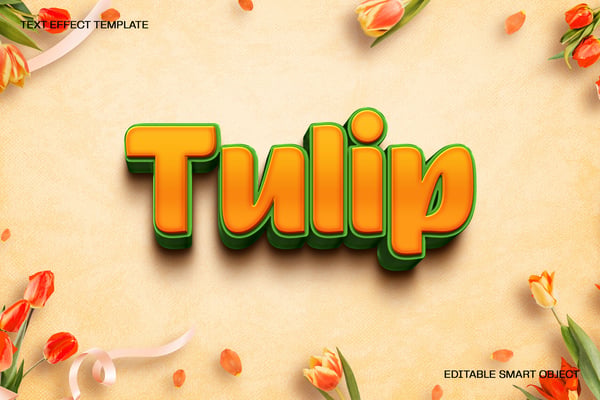 Tulip Text Effect