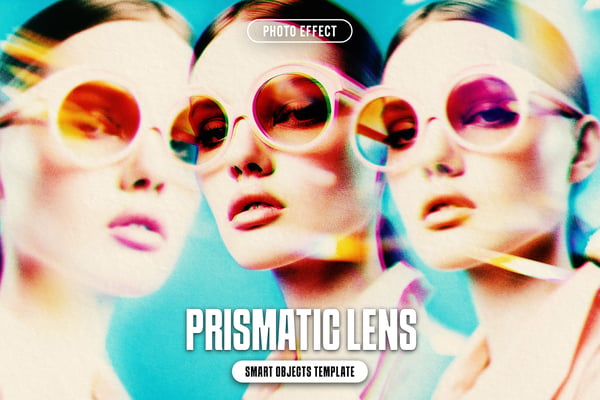 Prismatic Lens Photo Effect