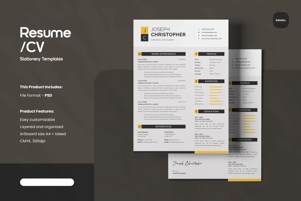 Resume/CV – Vol. 109