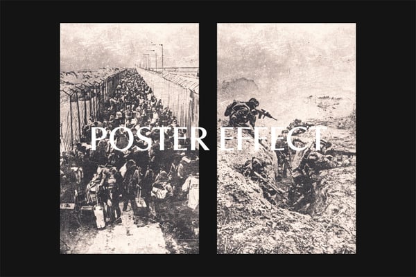 Retro Documents Square And Poster Photo Effect