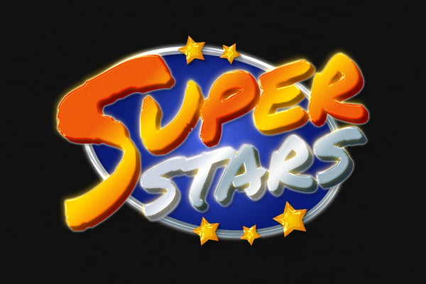 Super Stars 3D Cartoon Text Effect
